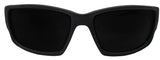 Edge TSK236 Polarized Safety Glasses, Smoke Lens, Matte Black Frame, Unisex, Polycarbonate Lens, Full Frame, Nylon Frame