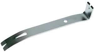 STANLEY Wonder Bar II 55-045 Pry Bar, 7 in L, Beveled Tip, 1-3/4 in Claw Blade Width Tip, HCS, Black/Yellow