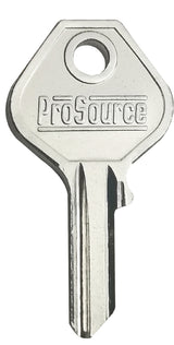 ProSource KB20-B Key Blank, Brass, Nickel, For: 238-6704 20 mm Brass ProSource Padlocks, Pack of 10