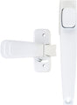Wright Products V444-2WH Keyed Pushbutton Handle, White, 1-3/4 in Hole Spacing, 3/4 to 2 in Thick Door