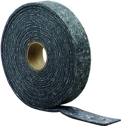 M-D 03335 Weatherstrip, 5/8 in W, 3/16 in Thick, 17 ft L, Felt, Gray
