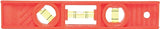STANLEY 42-294 Torpedo Level, 8 in L, 3-Vial, 1-Hang Hole, Non-Magnetic, ABS, Orange