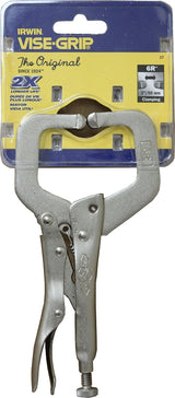 Irwin 17 C-Clamp, 500 lb Clamping, 2-1/8 in Max Opening Size, 1-1/2 in D Throat