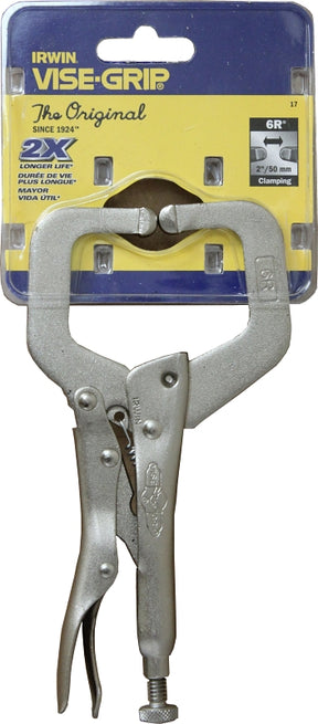 Irwin 17 C-Clamp, 500 lb Clamping, 2-1/8 in Max Opening Size, 1-1/2 in D Throat