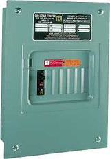 Square D QO QO816L100FCP Load Center, 100 A, 8-Space, 16-Circuit, Main Lug, NEMA 1 Enclosure, Plug, Gray