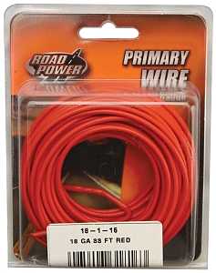 CCI 55667433 Building Wire, 18 AWG Wire, 1 -Conductor, 33 ft L, PVC Insulation, Red Sheath