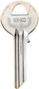 Hy-Ko 11010Y54 Key Blank, Brass, Nickel, For: Yale Cabinet, House Locks and Padlocks, Pack of 10