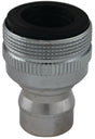 Plumb Pak PP800-6 Faucet Aerator Adapter, 55/64 x 15/16 in, Threaded, Chrome-Plated