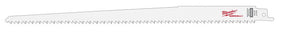 Milwaukee 48-00-5017 Reciprocating Saw Blade, 3/4 in W, 12 in L, 6 TPI, Bi-Metal Cutting Edge