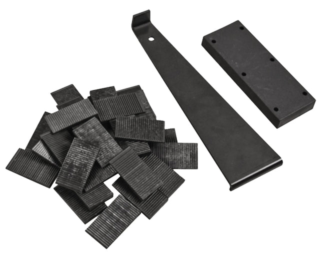 Courey 29185114 Laminated/Wood Floor Installation Kit, Wood, Black, 32-Piece