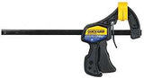 Irwin QUICK-GRIP 1964742 1-Handed Mini Bar Clamp, 150 lb, 6 in Max Opening Size, 2-7/16 in D Throat