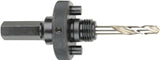 Milwaukee 49-56-7240 Hole Saw Arbor, 5/8-18 Thread, 7/16 in Shank, Hex Shank, Hardened Steel