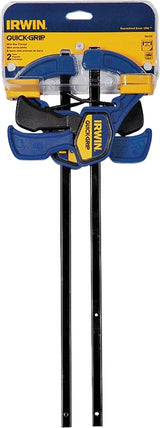 Irwin QUICK-GRIP 1964745/54122 Bar Clamp, 150 lb, 12 in Max Opening Size, 2-7/16 in D Throat, Steel Body