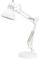 Boston Harbor TL-WK-134E-WH-3L Swing Arm Work Lamp, 120 V, 60 W, 1-Lamp, CFL Lamp, White
