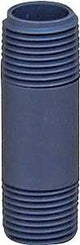 Genova 300 Series P-34-6 Pipe Nipple, 3/4 in, MIP, PVC, Gray, SCH 80 Schedule, 6 in L