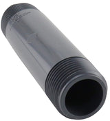 Genova 300 Series P-34-4 Pipe Nipple, 3/4 in, MIP, PVC, Gray, SCH 80 Schedule, 4 in L