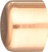 Nibco CP617 Series W01850J Tube Cap, 1/2 in, Sweat, Copper, 722 psi Pressure