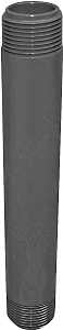 Genova P-34-8 Pipe Nipple, 3/4 in, MIP, PVC, Gray, SCH 80 Schedule, 8 in L