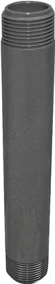 Genova P-34-8 Pipe Nipple, 3/4 in, MIP, PVC, Gray, SCH 80 Schedule, 8 in L