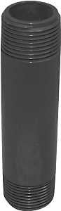 Genova 300 Series P-34-5 Pipe Nipple, 3/4 in, MIP, PVC, Gray, SCH 80 Schedule, 5 in L