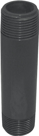 Genova 300 Series P-34-5 Pipe Nipple, 3/4 in, MIP, PVC, Gray, SCH 80 Schedule, 5 in L