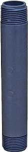 Genova P-34-10 Pipe Nipple, 3/4 in, MIP x MIP, PVC, Gray, SCH 80 Schedule, 10 in L