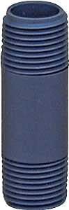 Genova 300 Series P-12-6 Pipe Nipple, 1/2 in, MIP, PVC, Gray, SCH 80 Schedule, 6 in L