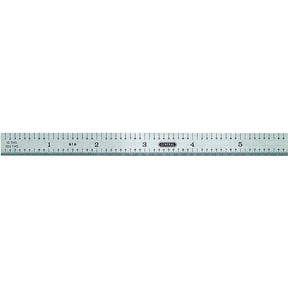 General 616 Precision Measuring Ruler with Graduations, SAE Graduation, Stainless Steel, 15/32 in W