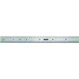 General 616 Precision Measuring Ruler with Graduations, SAE Graduation, Stainless Steel, 15/32 in W
