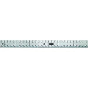 General 616 Precision Measuring Ruler with Graduations, SAE Graduation, Stainless Steel, 15/32 in W