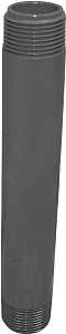 Genova 300 Series P-12-8 Pipe Nipple, 1/2 in, MIP, PVC, Gray, SCH 80 Schedule, 8 in L