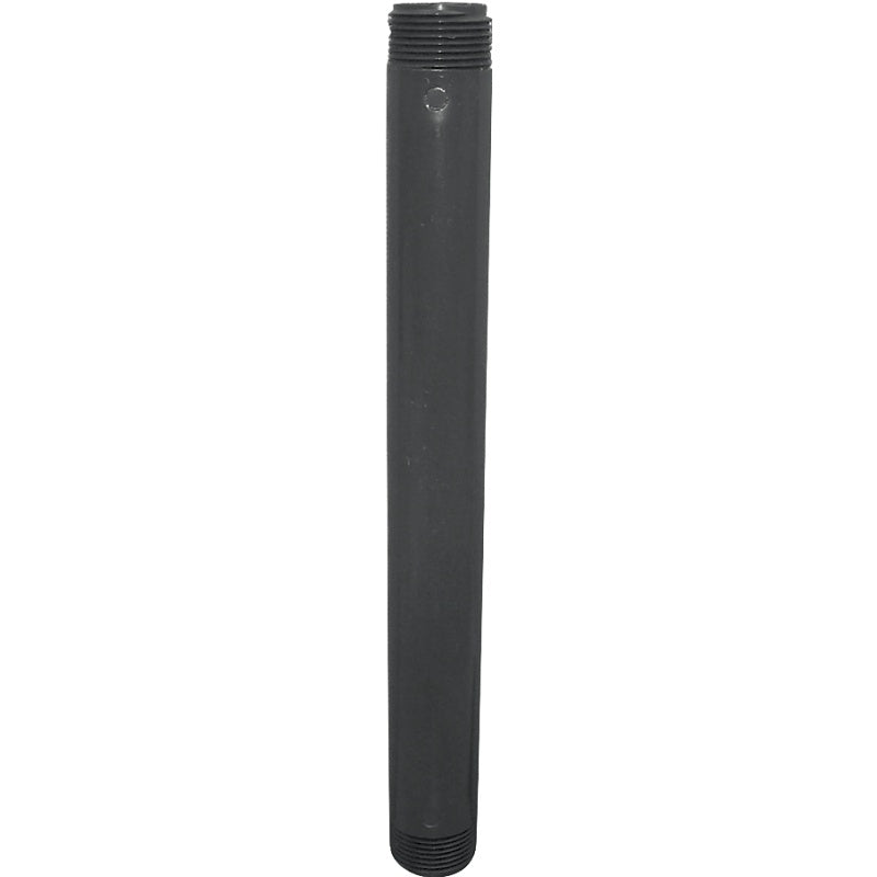 GENOVA P-12-10 Pipe Nipple, 1/2 in, PVC, SCH 80 Schedule, 10 in L