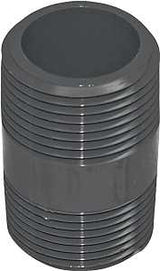 Genova 300 Series P-34-2 Pipe Nipple, 3/4 in, MIP, PVC, Gray, SCH 80 Schedule, 2 in L