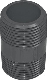 Genova 300 Series P-34-2 Pipe Nipple, 3/4 in, MIP, PVC, Gray, SCH 80 Schedule, 2 in L