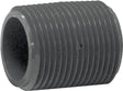 Genova P-1-CL Pipe Nipple, 1 in, MIP, PVC, Gray, SCH 80 Schedule