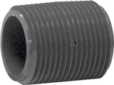 Genova P-1-CL Pipe Nipple, 1 in, MIP, PVC, Gray, SCH 80 Schedule