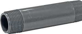 Genova P-1-5 Pipe Nipple, 1 in, MIP x MIP, PVC, Gray, SCH 80 Schedule, 5 in L