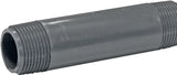 Genova P-1-5 Pipe Nipple, 1 in, MIP x MIP, PVC, Gray, SCH 80 Schedule, 5 in L