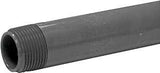 Genova P-1-8 Pipe Nipple, 1 in, MIP x MIP, PVC, Gray, SCH 80 Schedule, 8 in L
