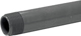 Genova P-1-8 Pipe Nipple, 1 in, MIP x MIP, PVC, Gray, SCH 80 Schedule, 8 in L