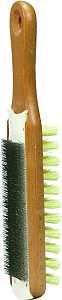 Crescent Nicholson 21467 File Card and Brush, Steel/Wood, 10 in L