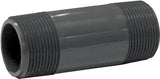 Genova P-114-3 Pipe Nipple, 1-1/4 in, MIP x MIP, PVC, Gray, SCH 80 Schedule, 3 in L