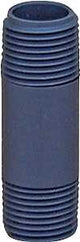 Lasco 215080BC Pipe Nipple, 1-1/2 in, Threaded, PVC, SCH 80 Schedule, 8 in L
