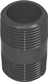 Genova 300 Series P-12-212 Pipe Nipple, 1/2 in, MIP, PVC, Gray, SCH 80 Schedule, 2-1/2 in L