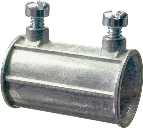 Halex 91221 Set Screw Coupling, 1/2 in, Zinc