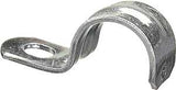 Halex 96151 Conduit Strap, 1/2 in, Steel, Galvanized, 4/BAG