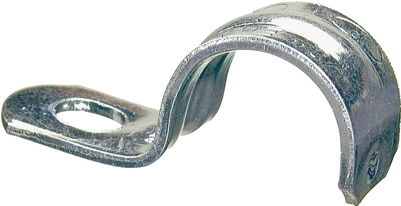 Halex 26155 Conduit Strap, 1-1/2 in, 1 in L, Steel, Galvanized