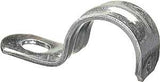 Halex 96111 Conduit Strap, 1/2 in, Steel, 4/BAG, Galvanized