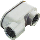Halex 59507 Service Entrance Elbow, Threaded, Aluminum, 1.7 in H x 1.95 in W x 3.81 in D