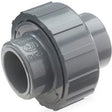 Smith-Cooper 8122 Series 02938122L Pipe Union, 1-1/4 in, Slip-Joint, PVC, Gray, SCH 80 Schedule, 100 psi Pressure